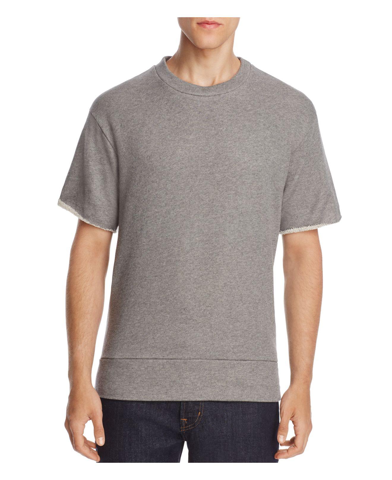 Joe's Jeans Denim New School Cutoff Sweatshirt in Heather Gray (Gray